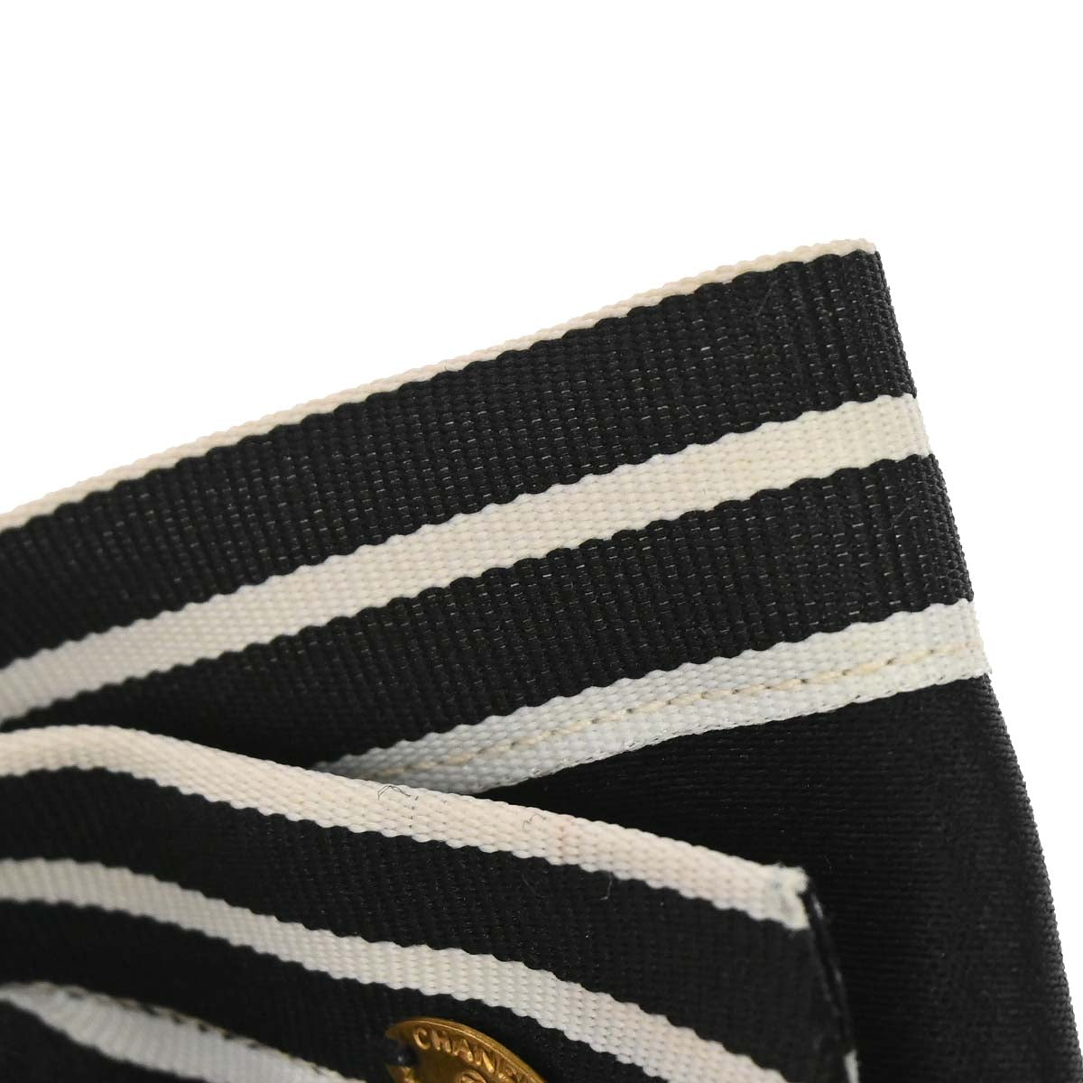 Chanel Camellia Bow Hair Barrette Black Satin Hair Accessories