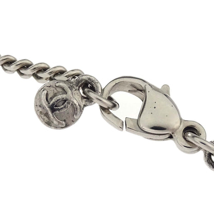 Chanel Silver Plate Pendant Necklace 09P