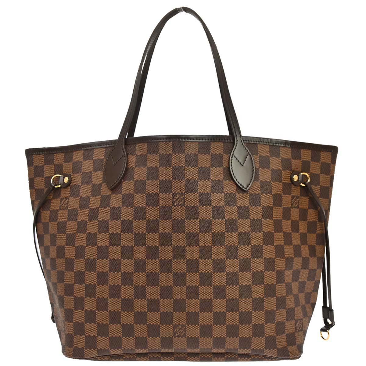 Louis Vuitton 2013 Damier Neverfull MM Tote Handbag N51105