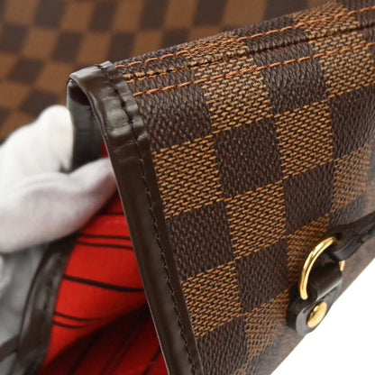 Louis Vuitton 2013 Damier Neverfull MM Tote Handbag N51105