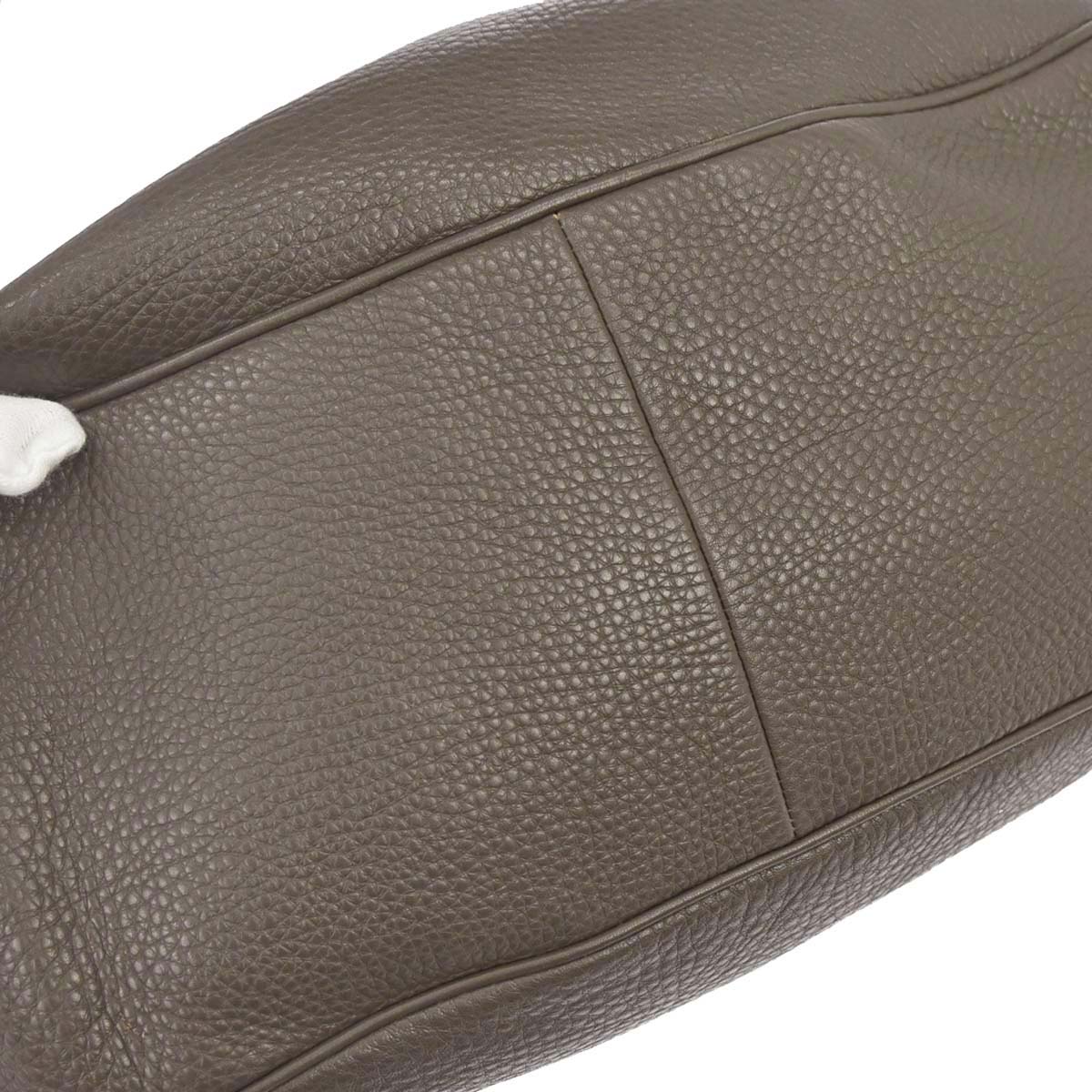 Prada Gray Calfskin Hobo Handbag