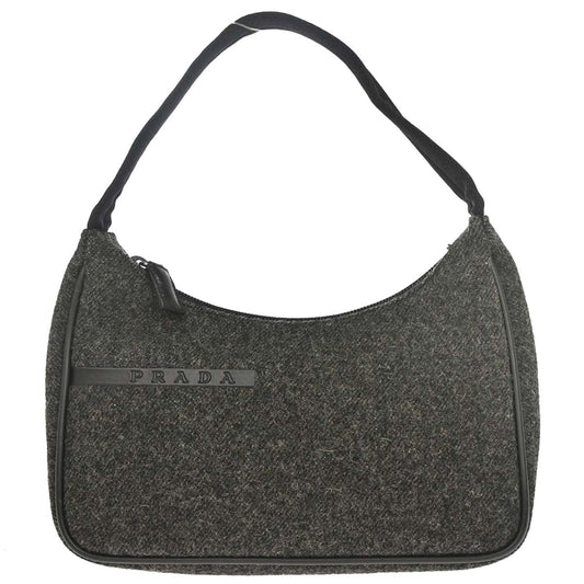 Prada Sports Gray Wool Handbag