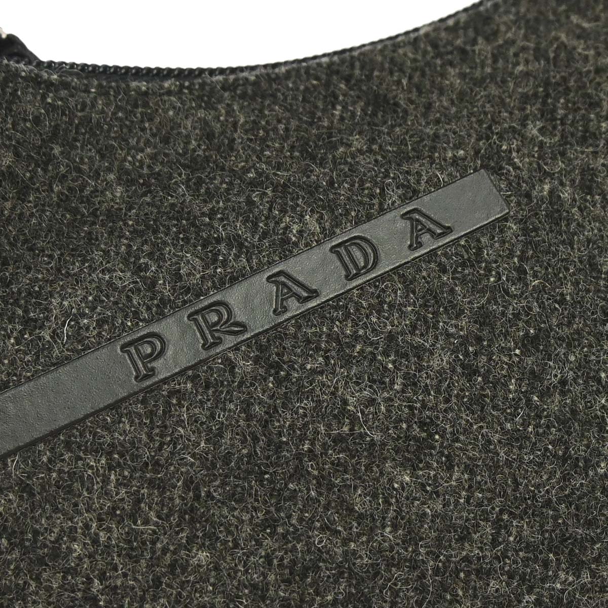 Prada Sports Gray Wool Handbag