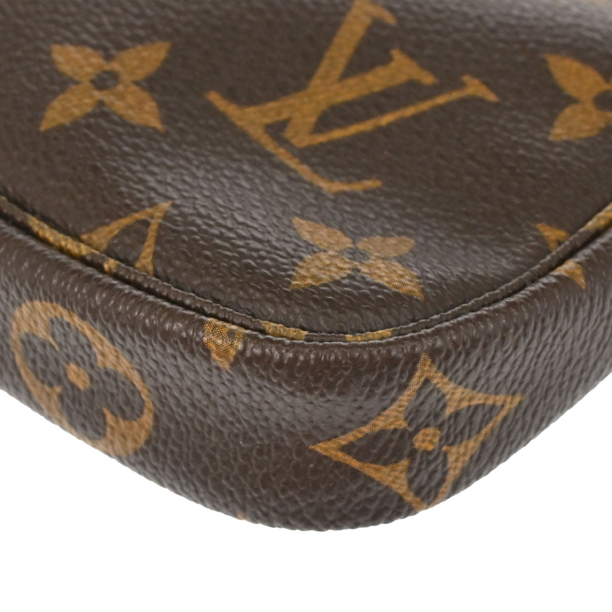 Louis Vuitton 2011 Monogram Mini Pochette Accessoires Handbag M58009