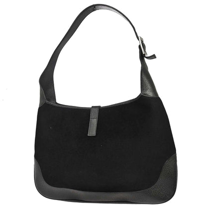 Gucci Black Wool Pigskin Jackie Handbag