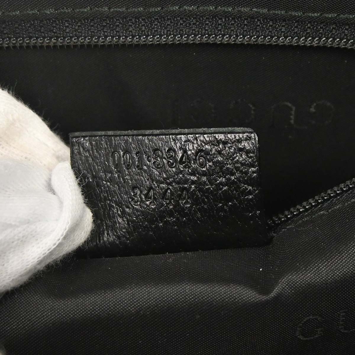 Gucci Black Wool Pigskin Jackie Handbag