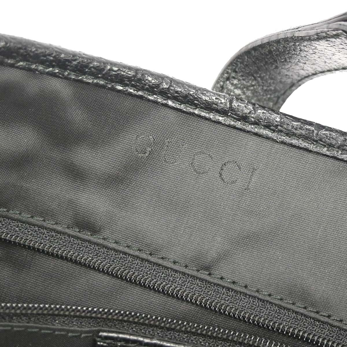 Gucci Black Wool Pigskin Jackie Handbag