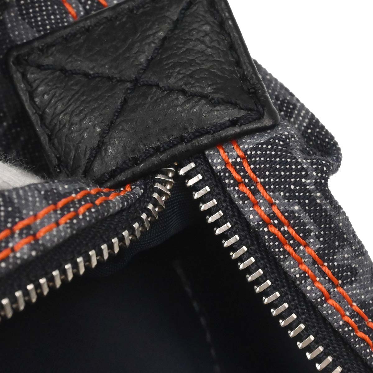 Christian Dior Navy Canvas Flight Trotter Cosmetic Pouch Bag