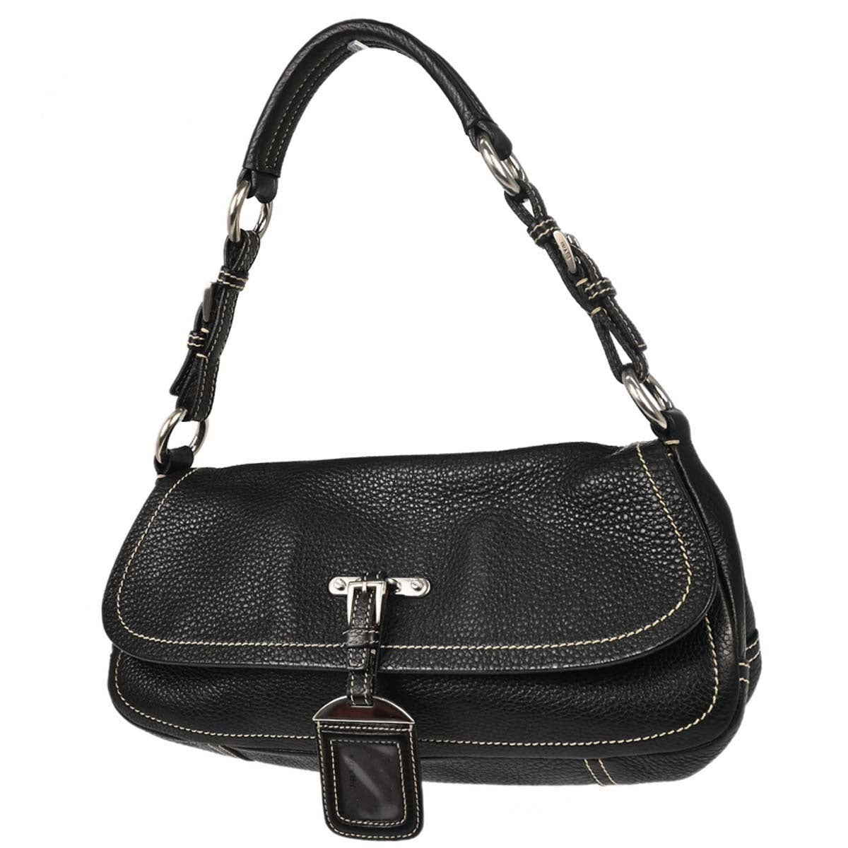 Prada Black Calfskin Handbag