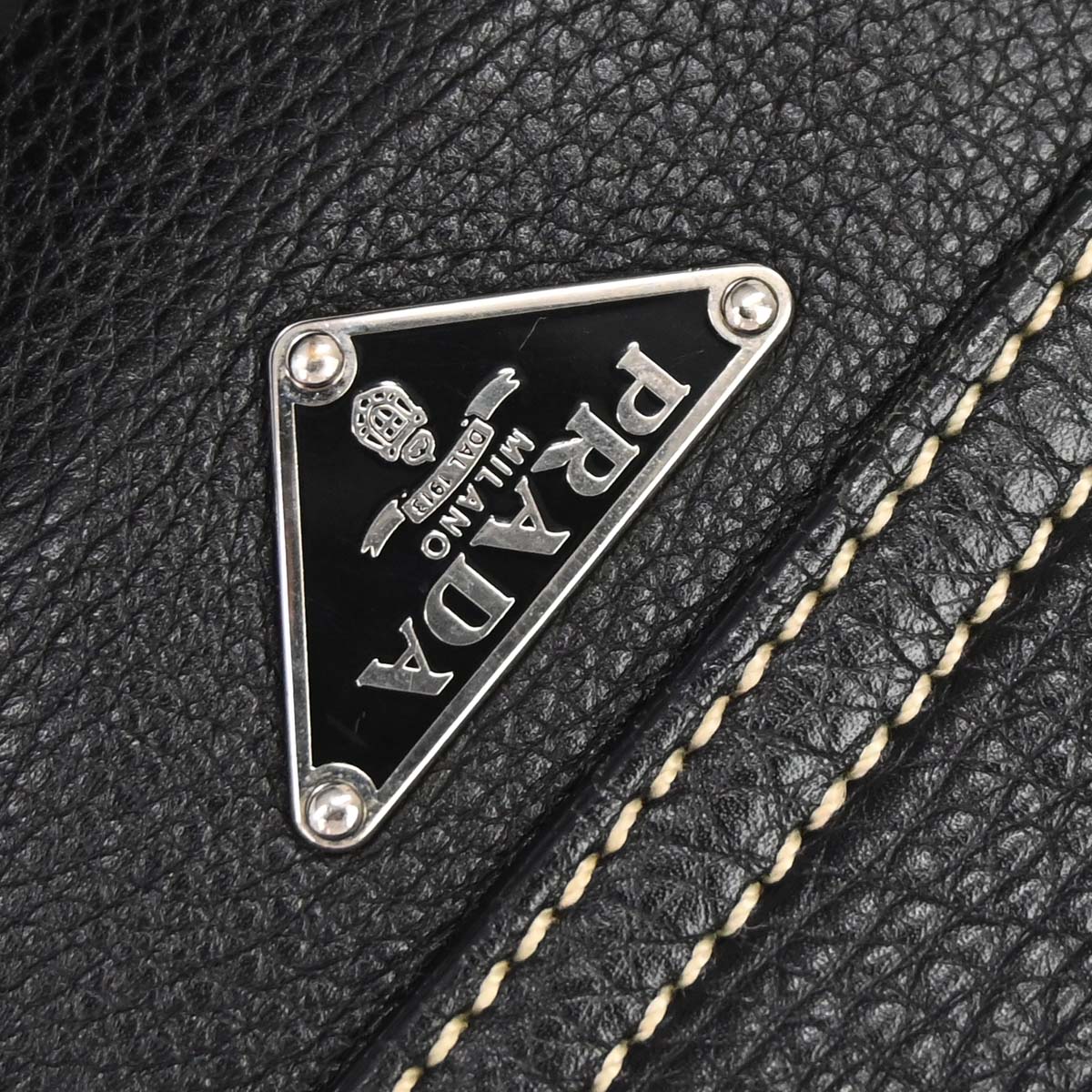 Prada Black Calfskin Handbag