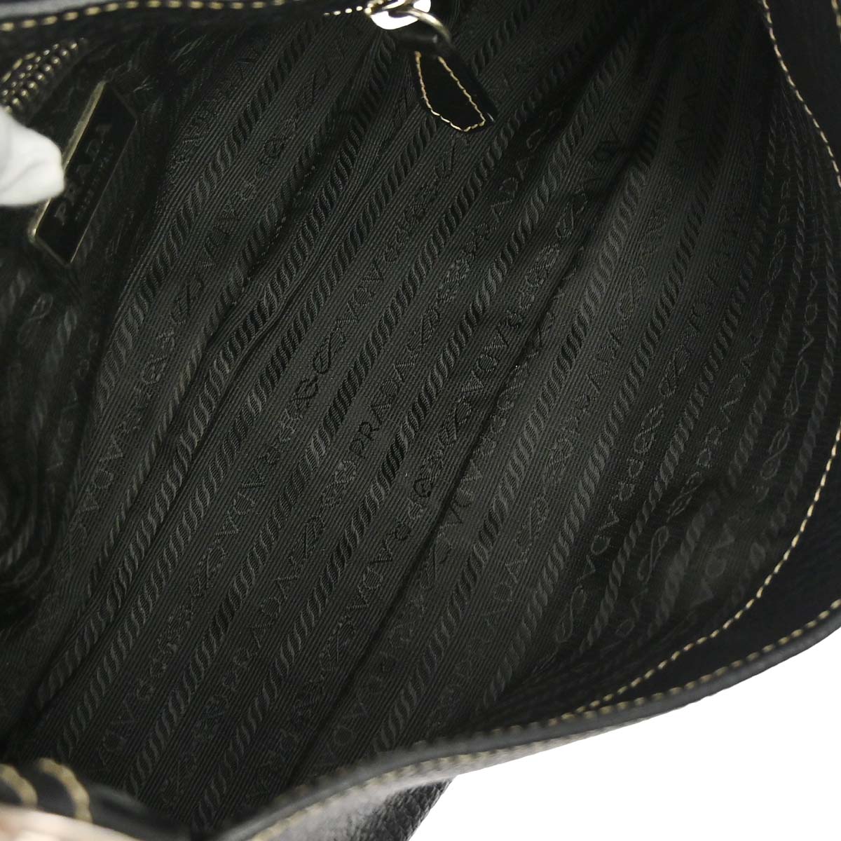 Prada Black Calfskin Handbag