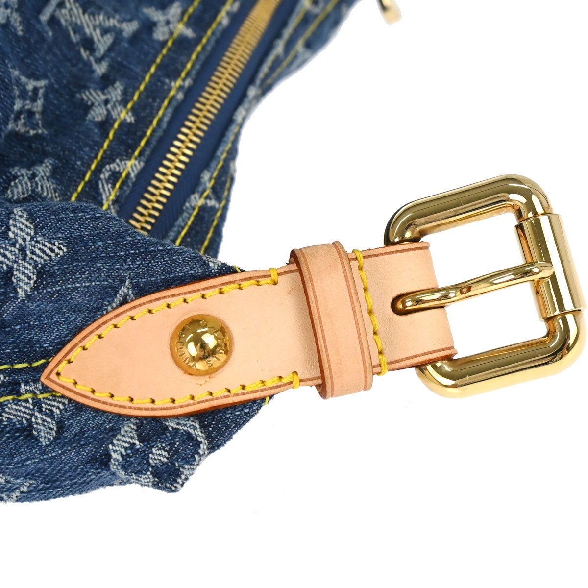 Louis Vuitton 2006 Monogram Denim Baggy GM 2way Shoulder Bag M95048