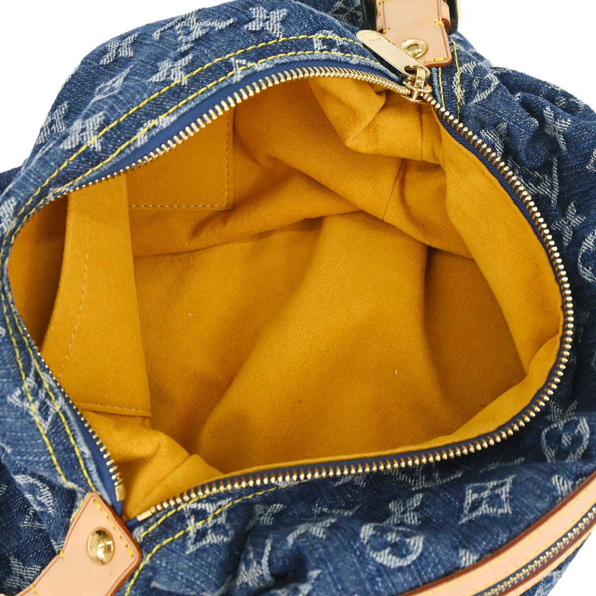 Louis Vuitton 2006 Monogram Denim Baggy GM 2way Shoulder Bag M95048