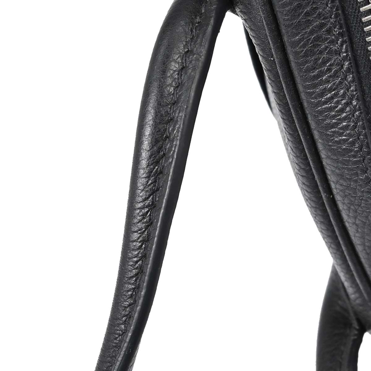 Hermes Black Taurillon Clemence Lindy 30 Shoulder Bag