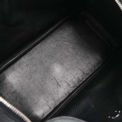 Hermes Black Taurillon Clemence Lindy 30 Shoulder Bag