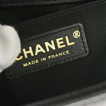 Boy Chanel 2019 Black Caviar Skin Small Chain Shoulder Bag