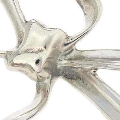 Tiffany & Co. Silver Bow Brooch Pin SV925