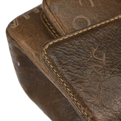 Chanel 2003-2004 Brown Calfskin Graffiti Handbag