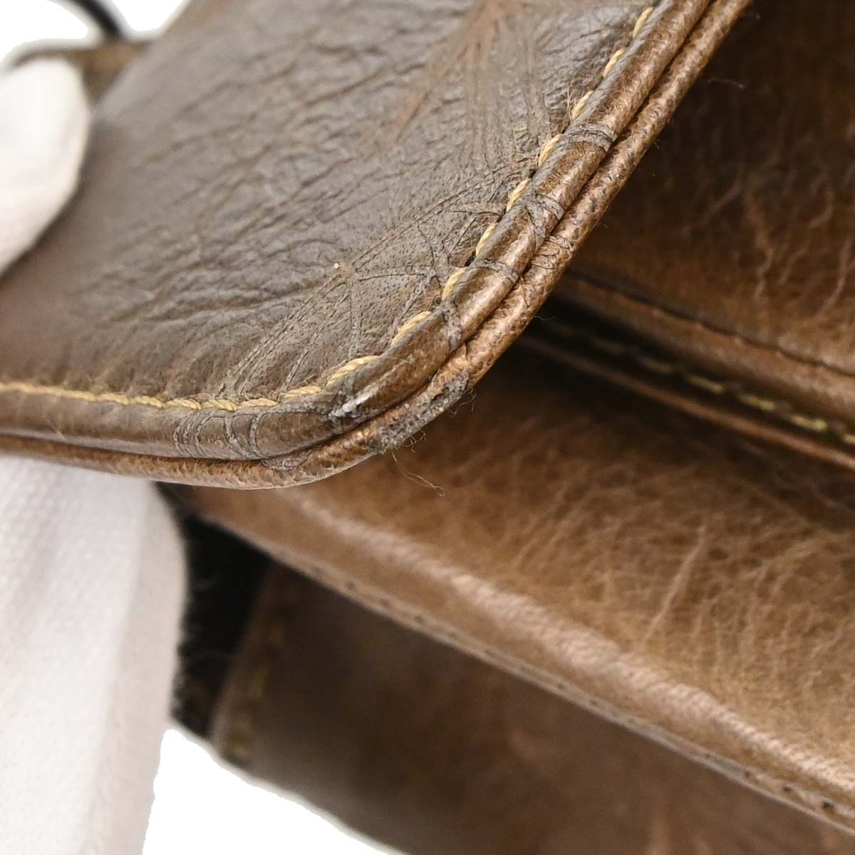 Chanel 2003-2004 Brown Calfskin Graffiti Handbag