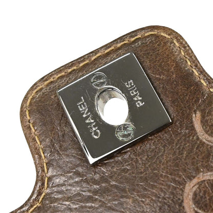 Chanel 2003-2004 Brown Calfskin Graffiti Handbag