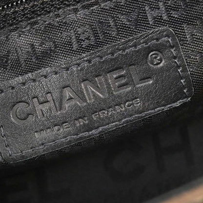 Chanel 2003-2004 Brown Calfskin Graffiti Handbag