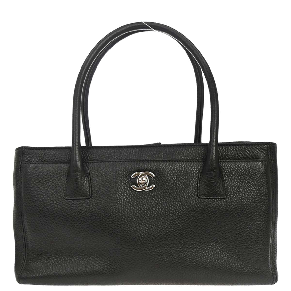 Chanel Black Deerskin Executive Cerf Tote Bag