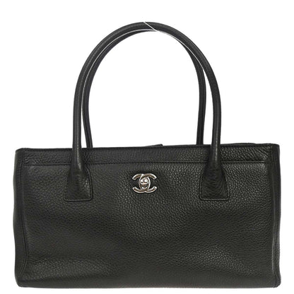 Chanel Black Deerskin Executive Cerf Tote Bag