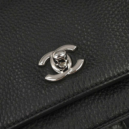 Chanel Black Deerskin Executive Cerf Tote Bag