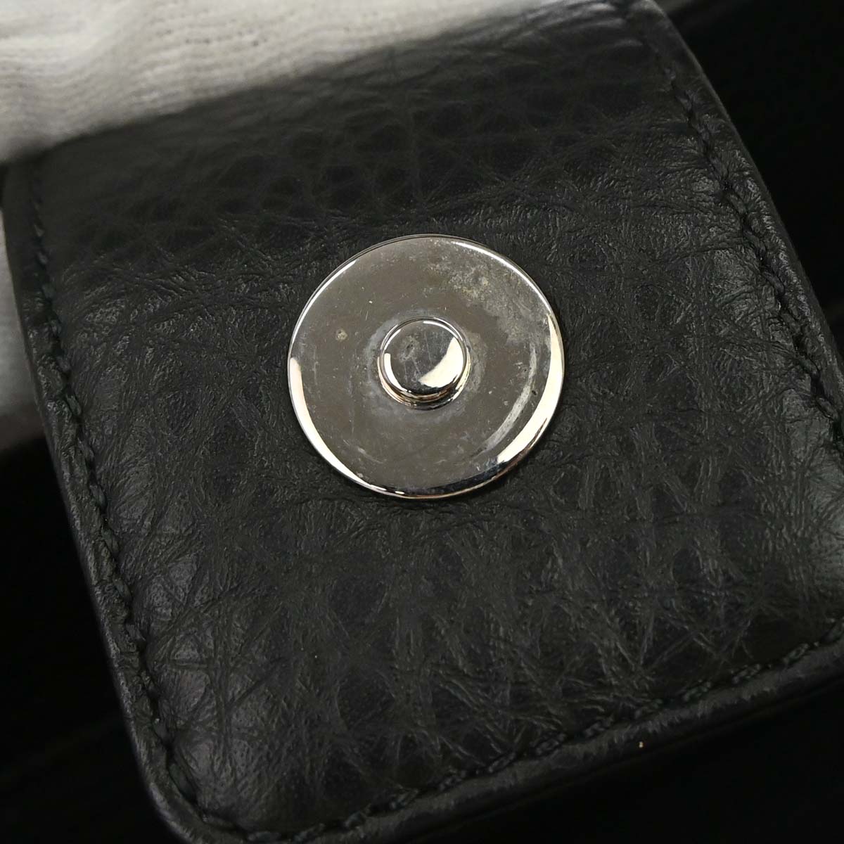 Chanel Black Deerskin Executive Cerf Tote Bag