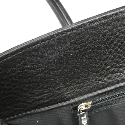 Chanel Black Deerskin Executive Cerf Tote Bag