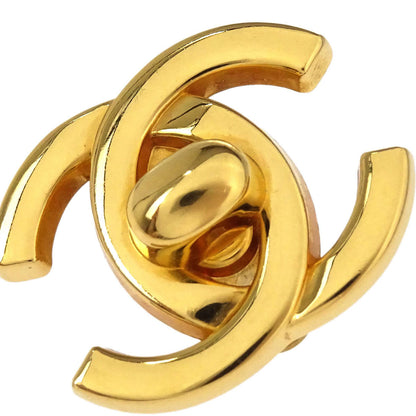 Chanel CC Turnlock Clip-On Earrings Gold Large 97P
