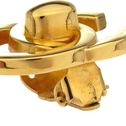 Chanel CC Turnlock Clip-On Earrings Gold Large 97P