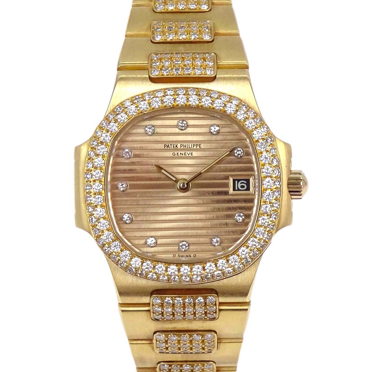 Patek Philippe Nautilus Mini 28mm Ref.4700/53 Quartz Watch 18KYG Diamond
