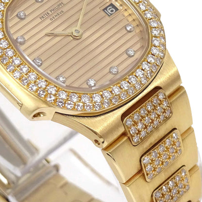 Patek Philippe Nautilus Mini 28mm Ref.4700/53 Quartz Watch 18KYG Diamond