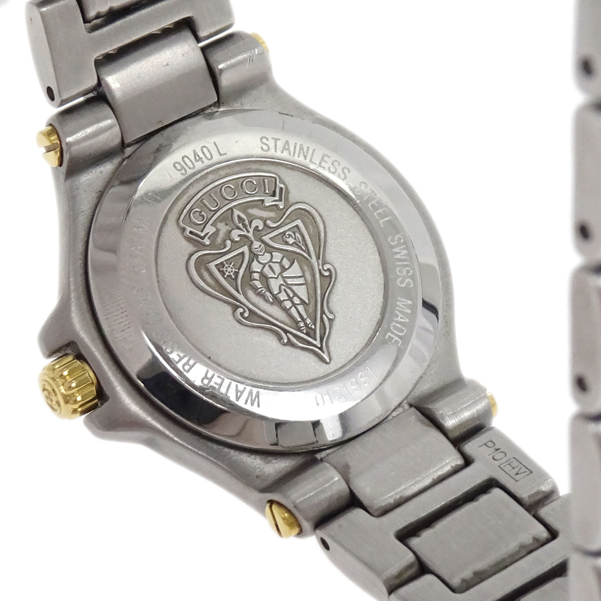Gucci 9040L Quartz Watch SS GP Diamond