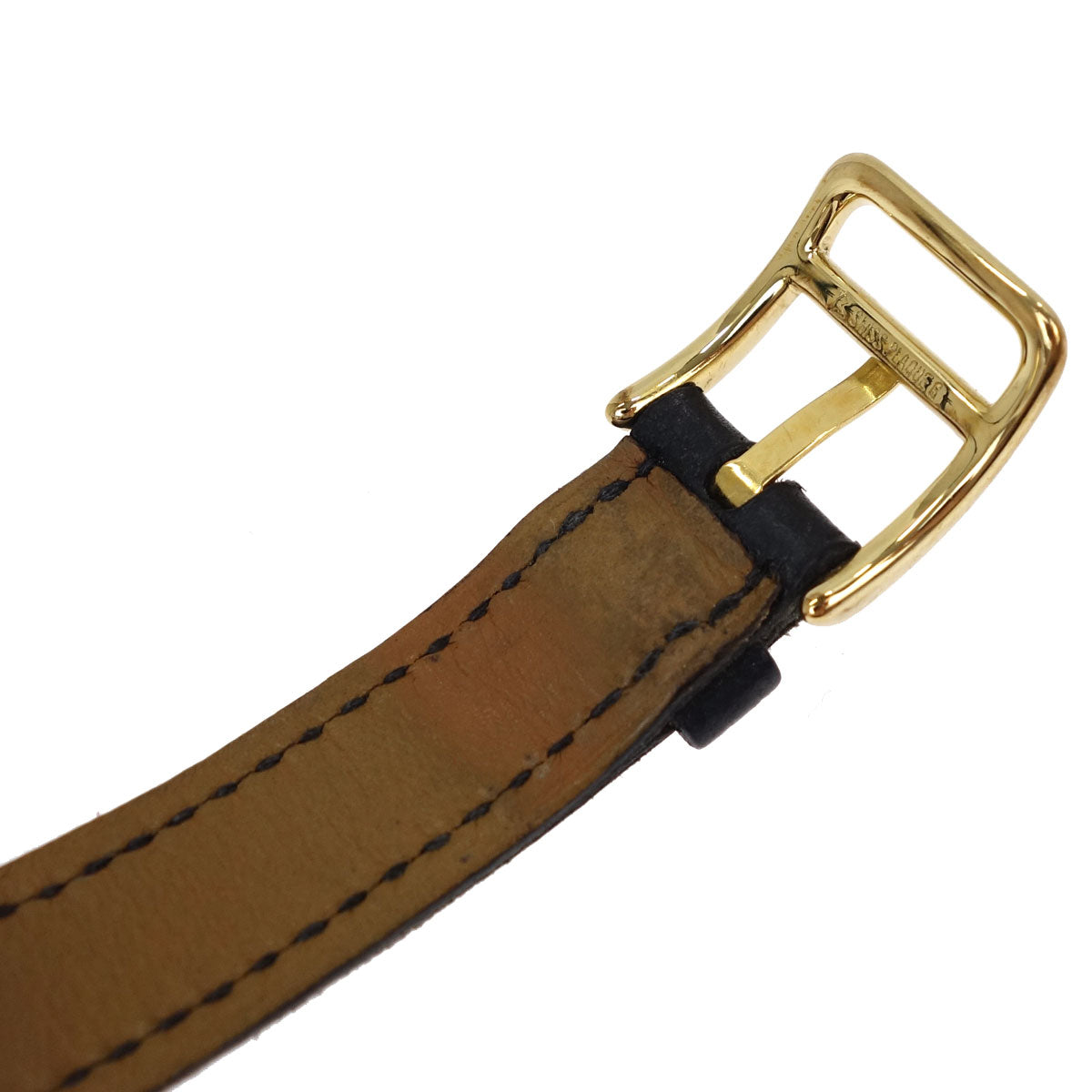 Hermes Kelly Watch 19mm Quartz Watch Black Courchevel #M
