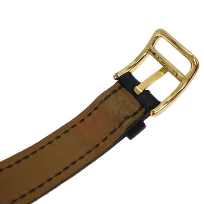 Hermes Kelly Watch 19mm Quartz Watch Black Courchevel #M