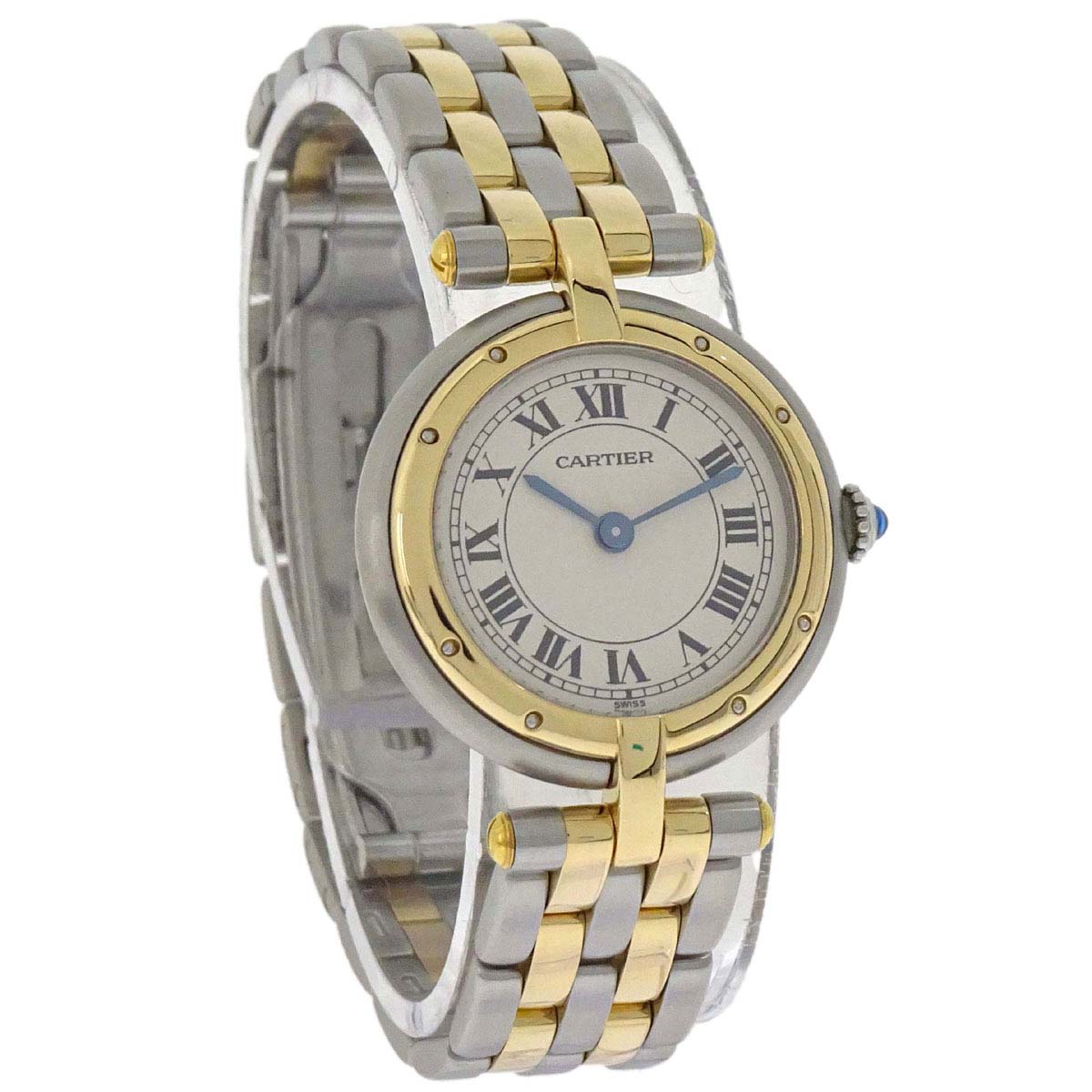 Cartier Panthere Vendome SM 2-Row 24mm Ref.166920 Quartz Watch 18KYG SS