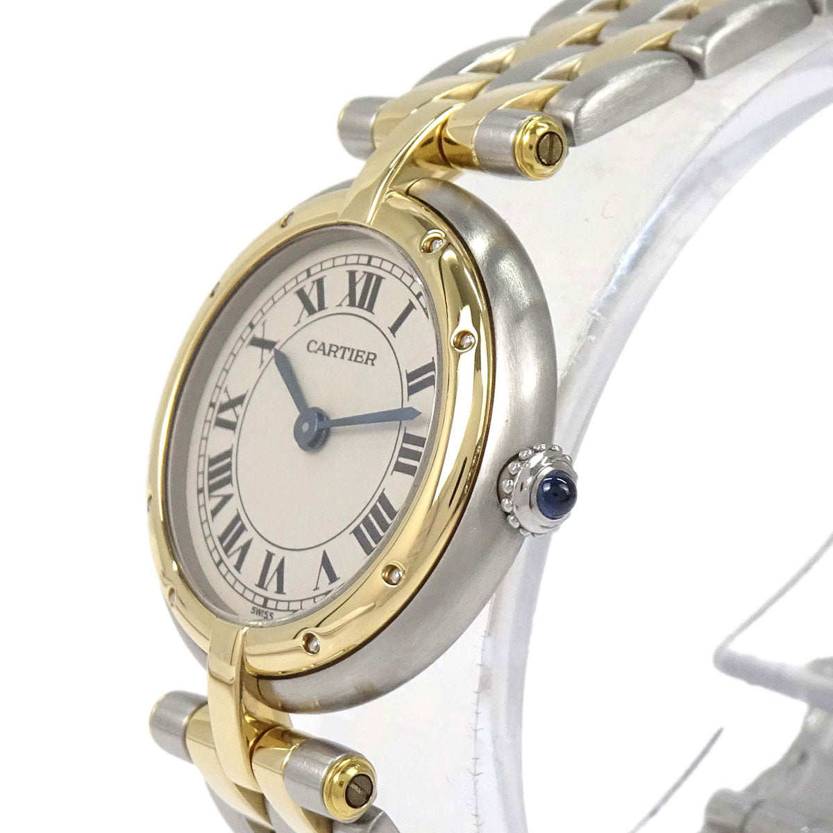 Cartier Panthere Vendome SM 2-Row 24mm Ref.166920 Quartz Watch 18KYG SS