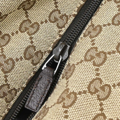 Gucci Beige Canvas GG Sherry Line Duffle Handbag