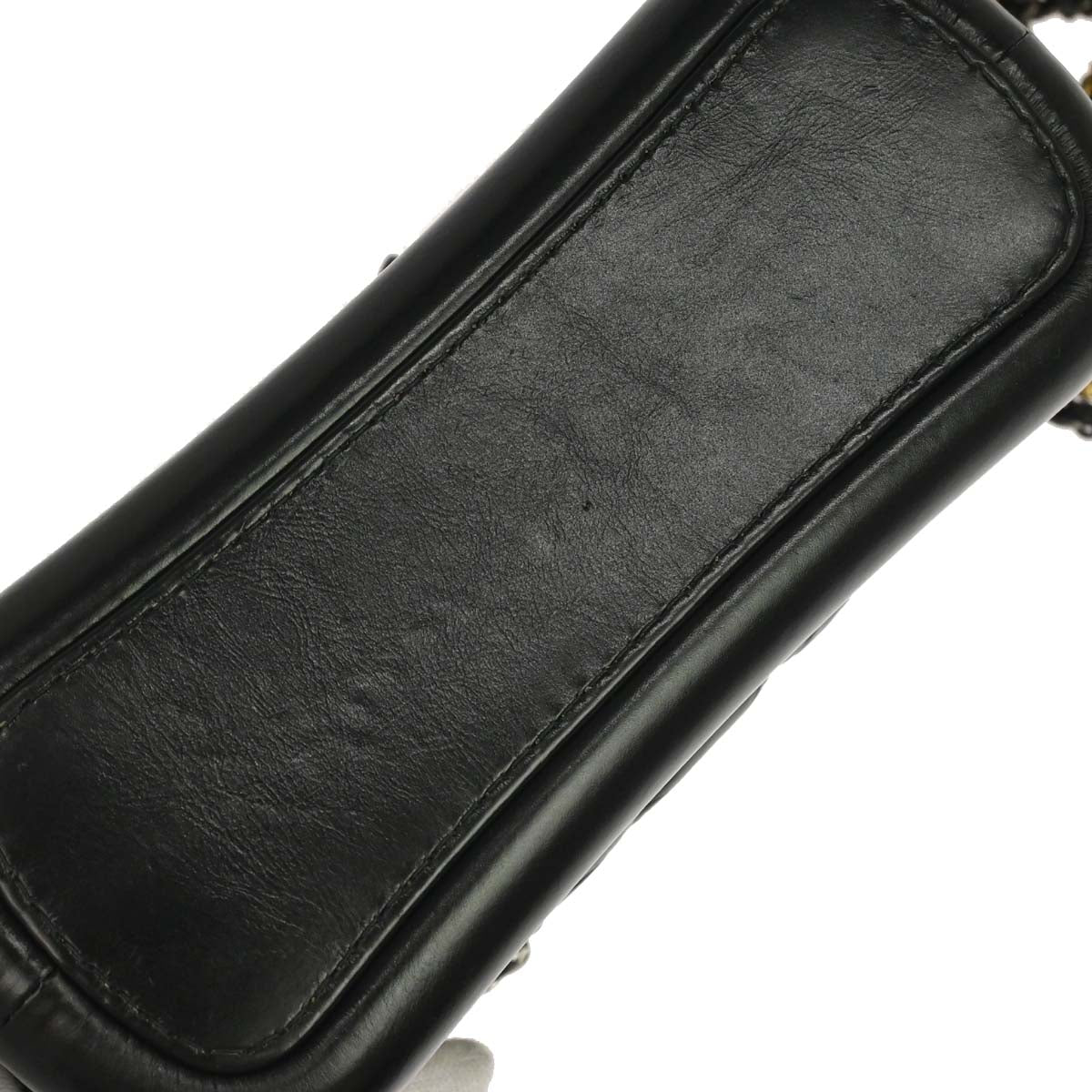 Chanel Black Lambskin Calfskin Small Gabrielle Shoulder Bag