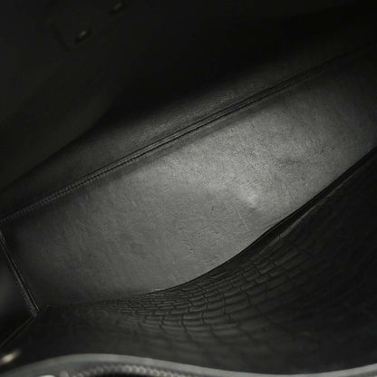 Saint Laurent Black Leather Sac de Jour 2way Shoulder Tote Handbag