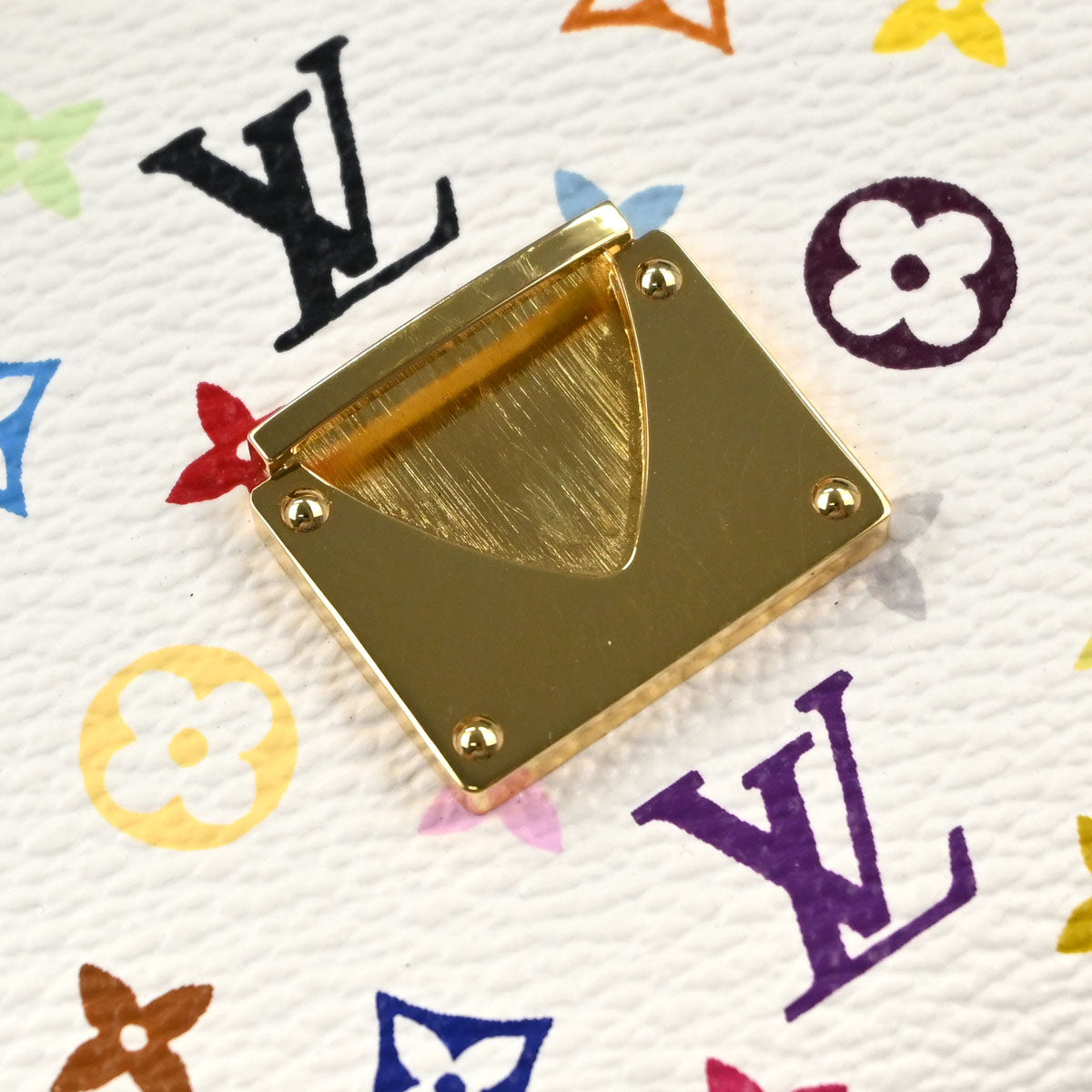 Louis Vuitton White Multicolor Portofeuille Koala Wallet M58014