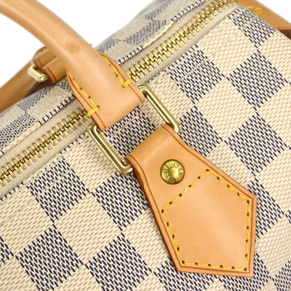 Louis Vuitton Damier Azur Speedy 25 Handbag N41534