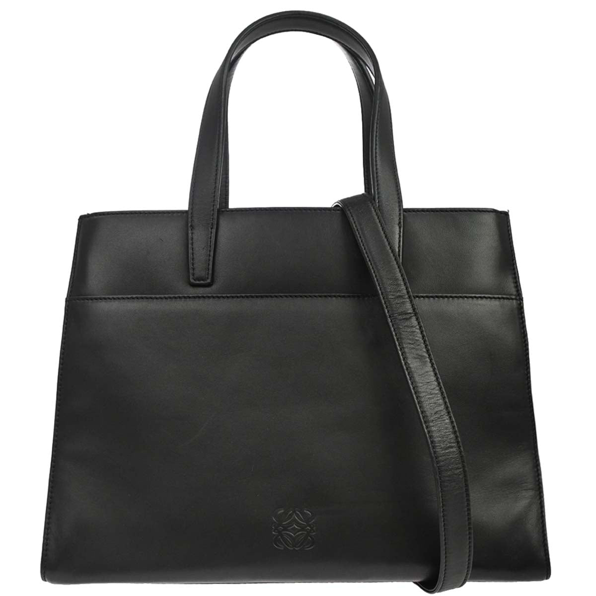 Loewe Black Lambskin 2way Shoulder Handbag