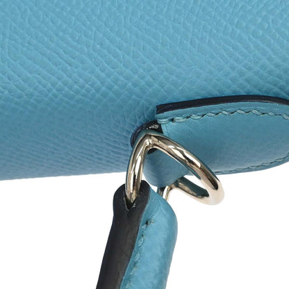 Hermes Blue De Nord Epsom Kelly 25 Sellier 2way Shoulder Handbag