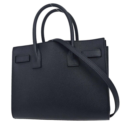 Saint Laurent Navy Sac de Jour 2way Shoulder Handbag