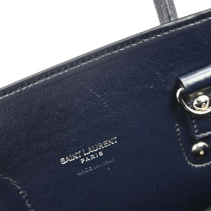 Saint Laurent Navy Sac de Jour 2way Shoulder Handbag
