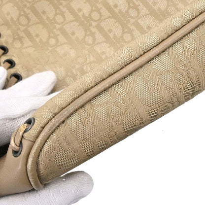 Christian Dior Beige Trotter Ethnic Hobo Handbag