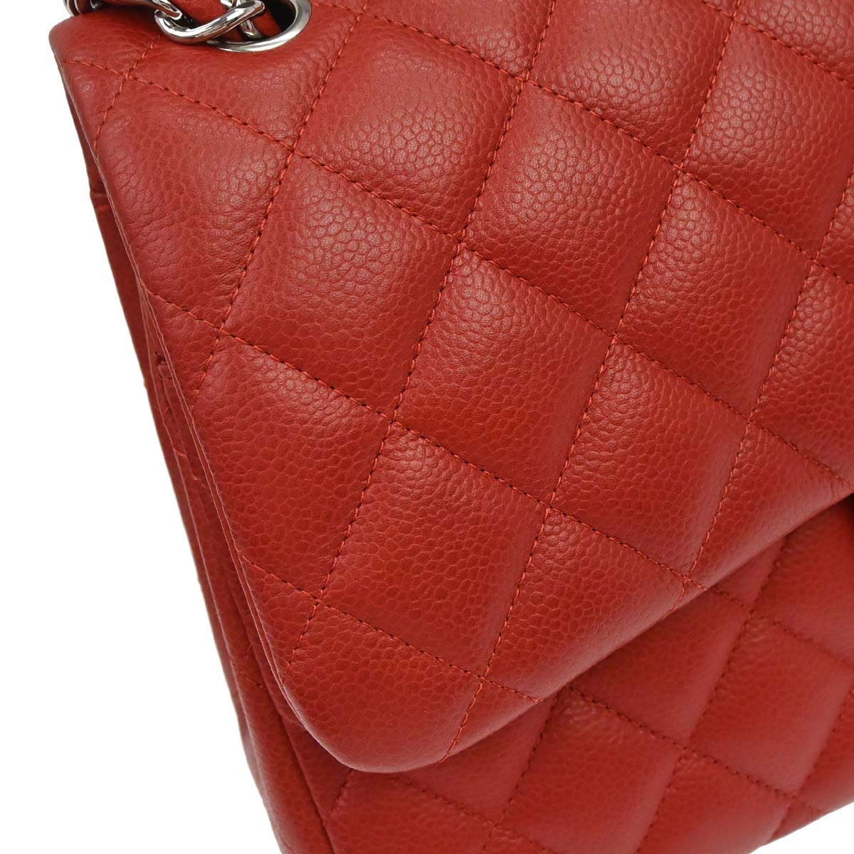 Chanel 2010-2011 Brown Calfskin Jumbo Classic Double Flap Shoulder Bag